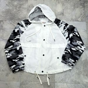 #10353-9 Zip-Up Hooded Jacket Women's,S,White.